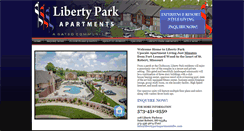 Desktop Screenshot of libertyparkapartmentsflw.com